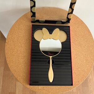 Disney Minnie Beauty by Sephora Gold finished Hand-held Mirror with orig box
